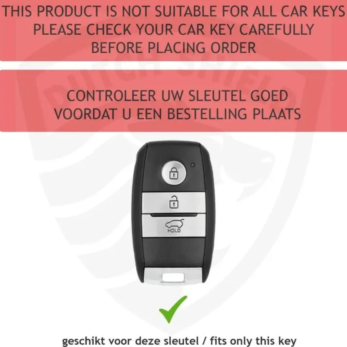 TPU Sleutelhoesje voor Kia goud A3