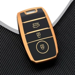 TPU Sleutelhoesje voor Kia goud A3
