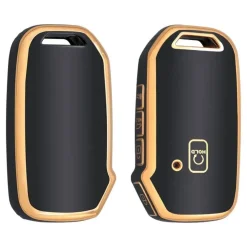TPU Sleutelhoesje voor Kia goud D5