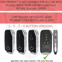 TPU Sleutelhoesje voor Kia goud D9