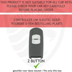 TPU Sleutelhoesje voor Mazda goud A2