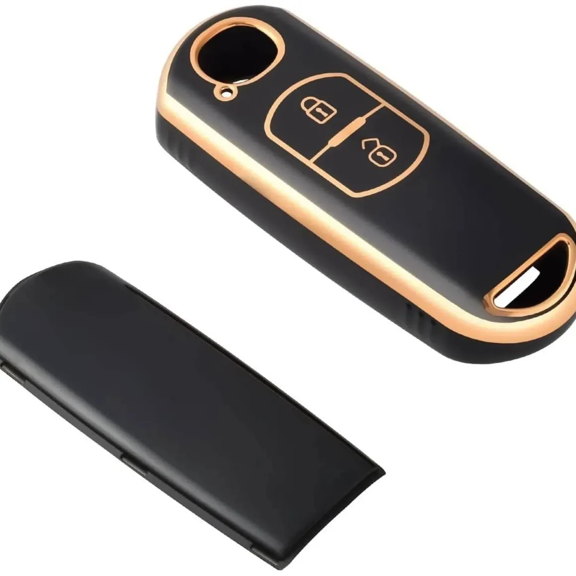 TPU Sleutelhoesje voor Mazda goud A2