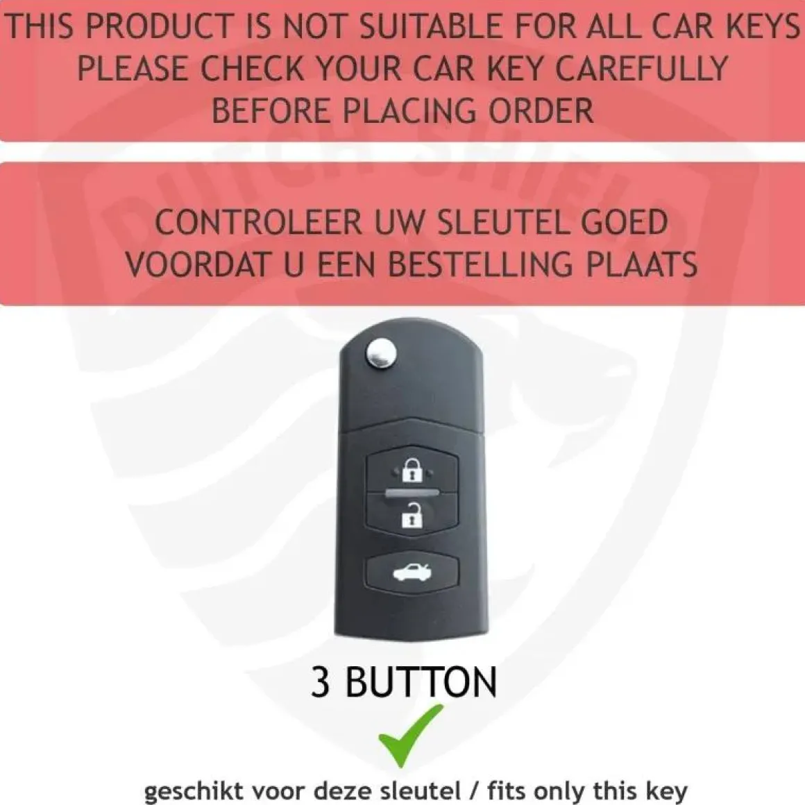 TPU Sleutelhoesje voor Mazda goud C3