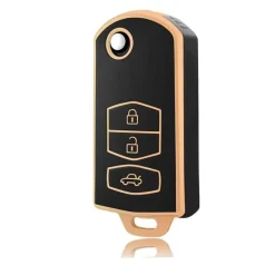 TPU Sleutelhoesje voor Mazda goud C3