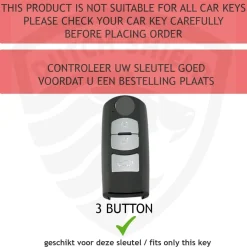 TPU Sleutelhoesje voor Mazda goud A3