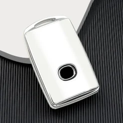 TPU Sleutelhoesje voor Mazda wit B4