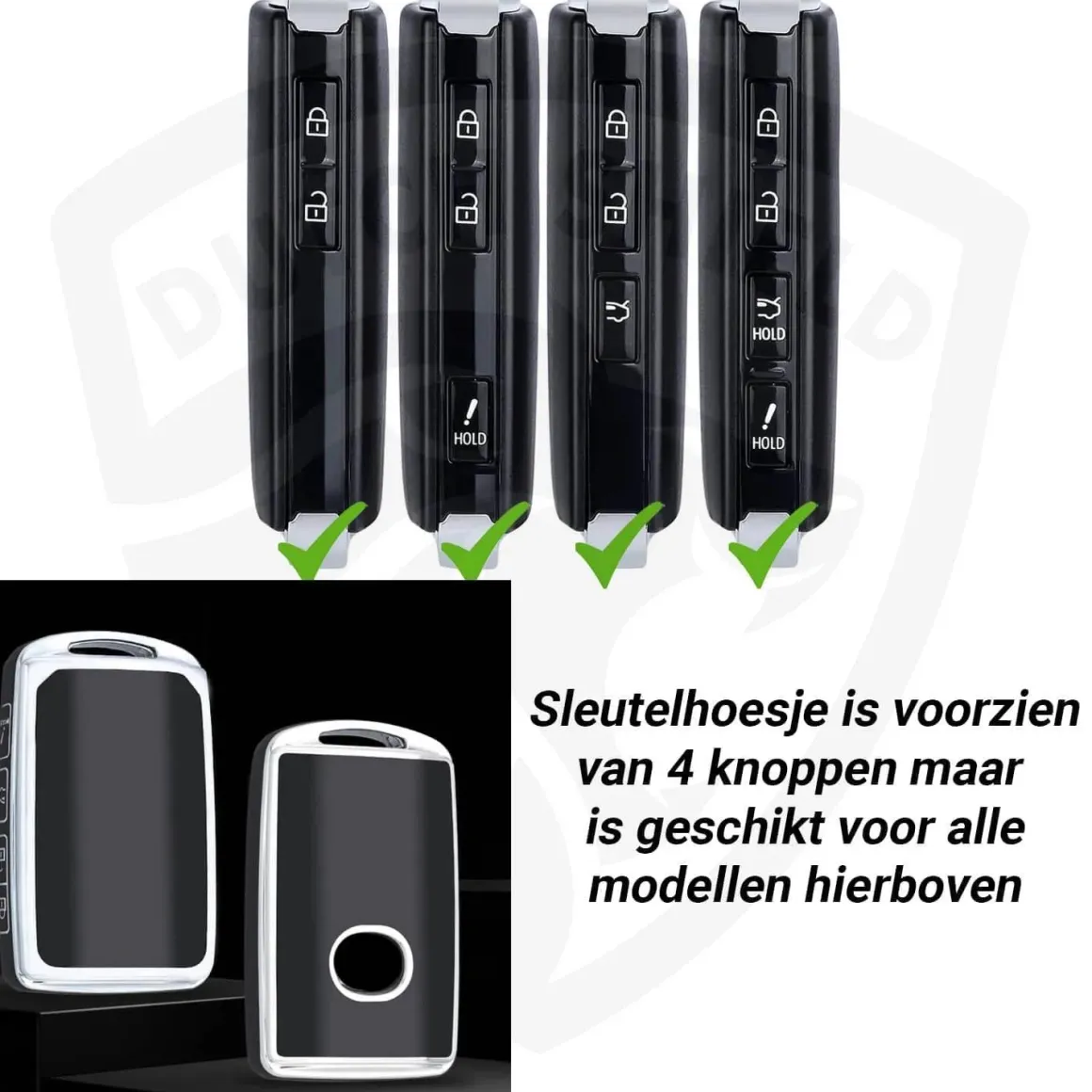 TPU Sleutelhoesje voor Mazda goud B3