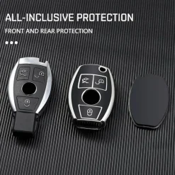TPU Sleutelhoesje voor Mercedes zwart A3