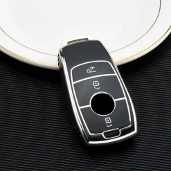 TPU Sleutelhoesje voor Mercedes zwart B3