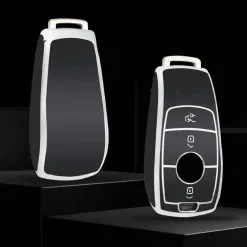 TPU Sleutelhoesje voor Mercedes zwart B3