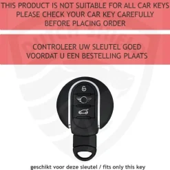 TPU Sleutelhoesje voor Mini zwart C3