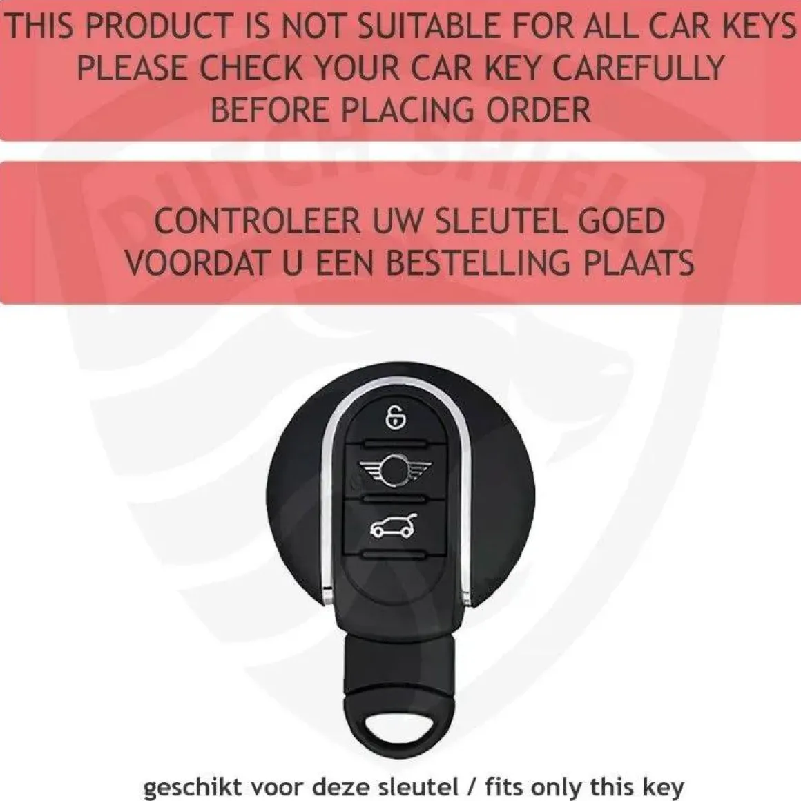 TPU Sleutelhoesje voor Mini zwart C3