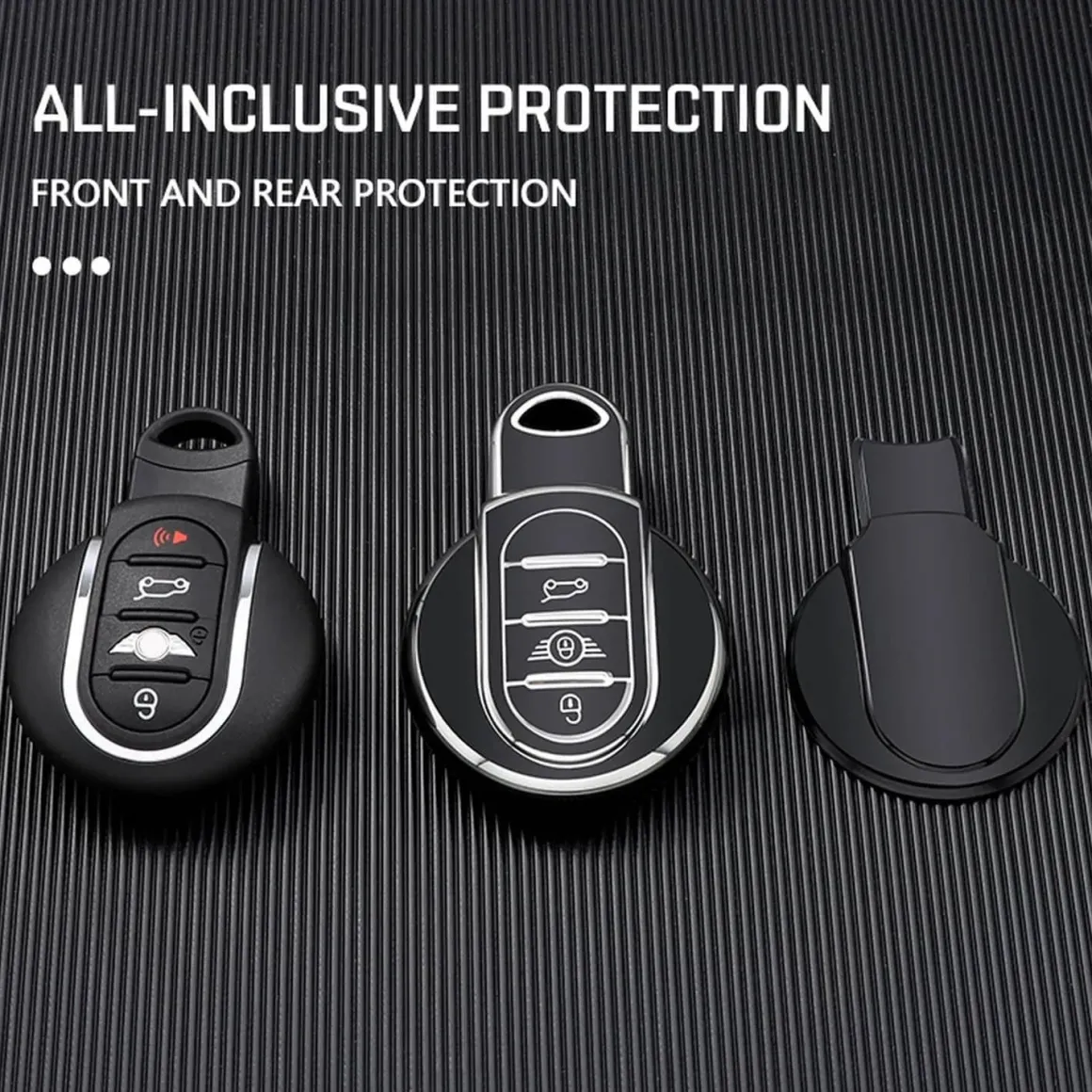 TPU Sleutelhoesje voor Mini zwart C3