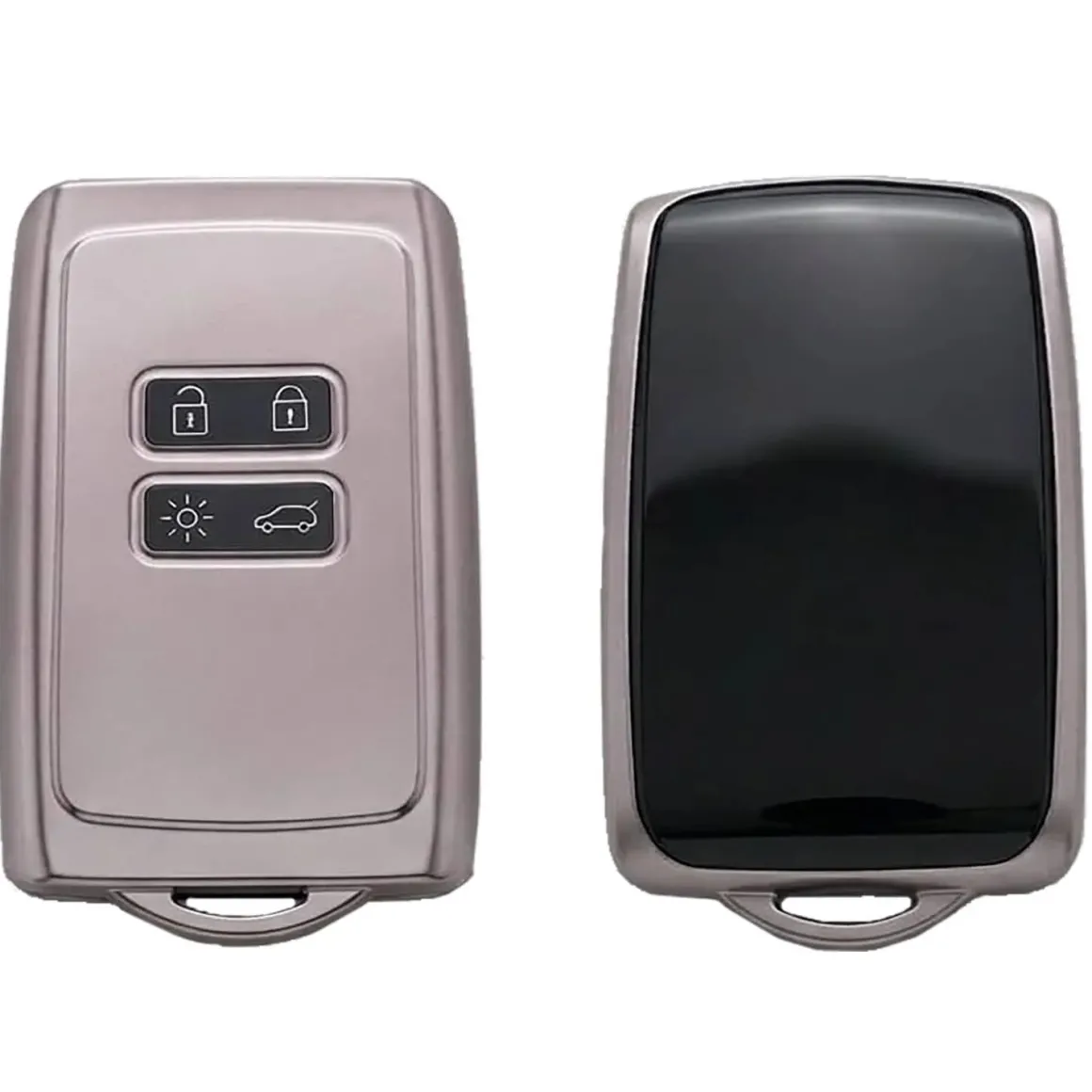 TPU Sleutelhoesje voor Mitsubishi lila metallic A4