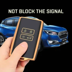TPU Sleutelhoesje voor Mitsubishi wit A4