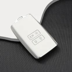 TPU Sleutelhoesje voor Mitsubishi wit A4