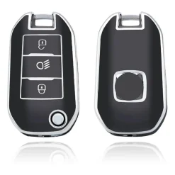 TPU Sleutelhoesje voor Opel zwart A3B