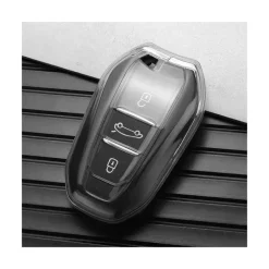 TPU Sleutelhoesje voor Peugeot clear 157-clear