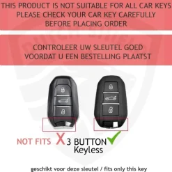 TPU Sleutelhoesje voor Peugeot clear 156-clear