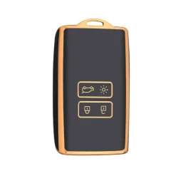 TPU Sleutelhoesje voor Renault goud A4