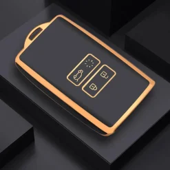TPU Sleutelhoesje voor Renault goud A4