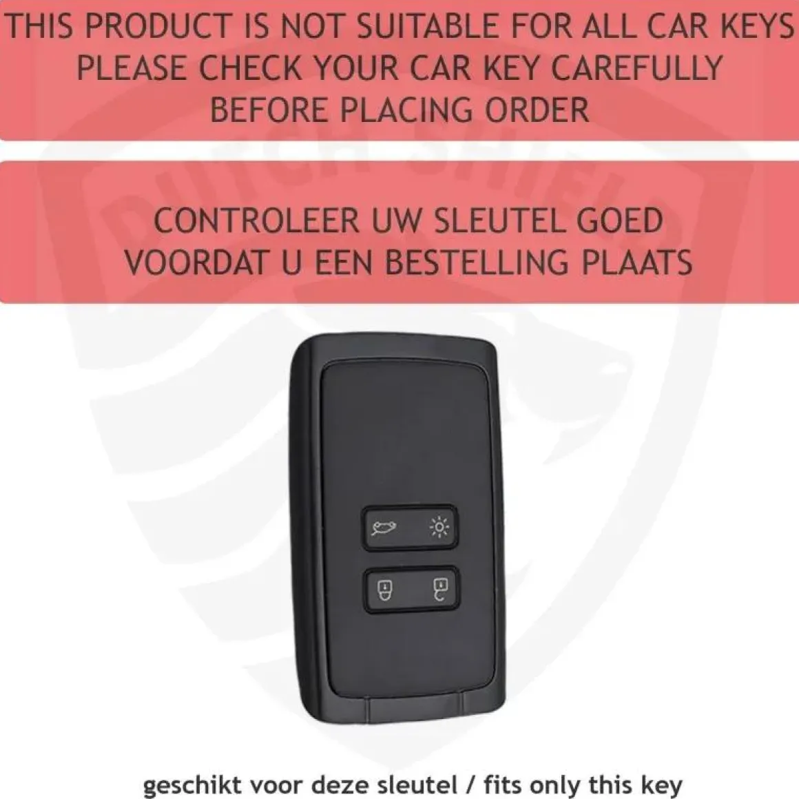 TPU Sleutelhoesje voor Renault roze A4