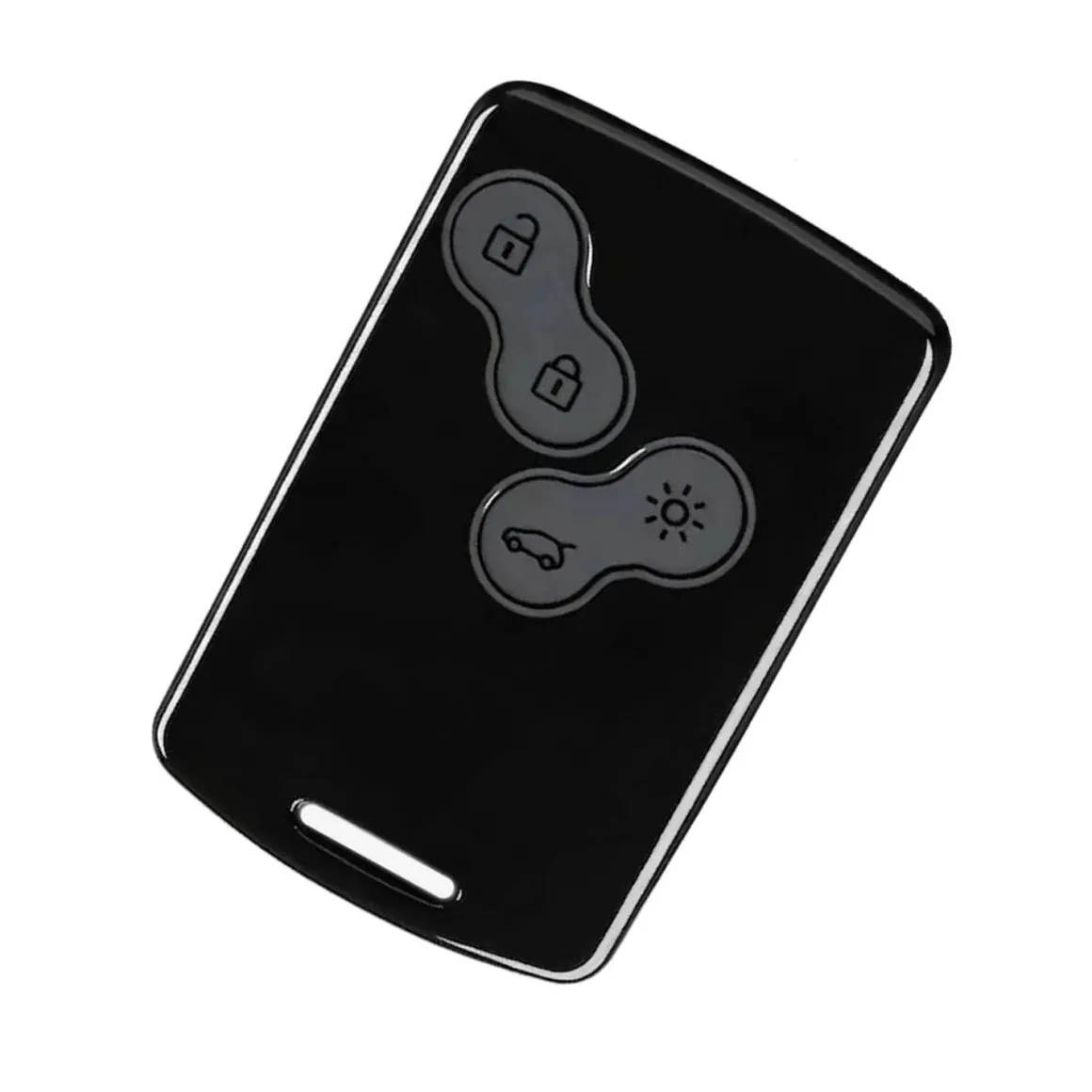 TPU Sleutelhoesje voor Renault zwart C2Z