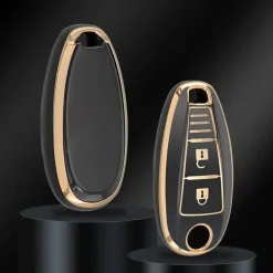 TPU Sleutelhoesje voor Suzuki goud A3A