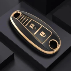 TPU Sleutelhoesje voor Suzuki goud A3A