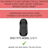 TPU Sleutelhoesje voor Tesla Model 3-Y-S zwart