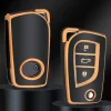TPU Sleutelhoesje voor Toyota goud C3