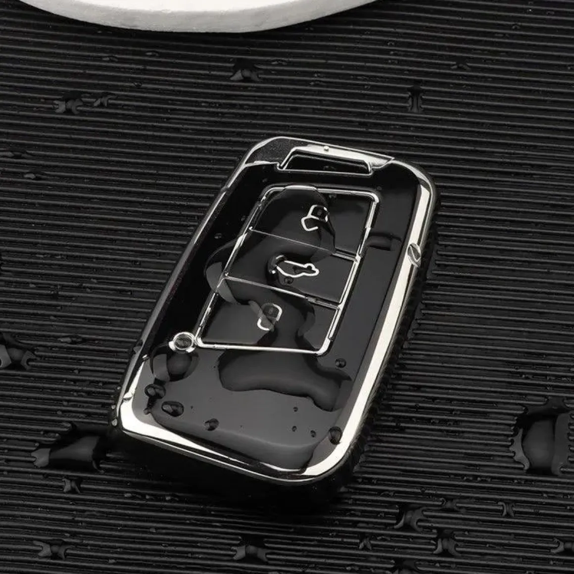 TPU Sleutelhoesje VW - Skoda - Seat Cupra zwart D3