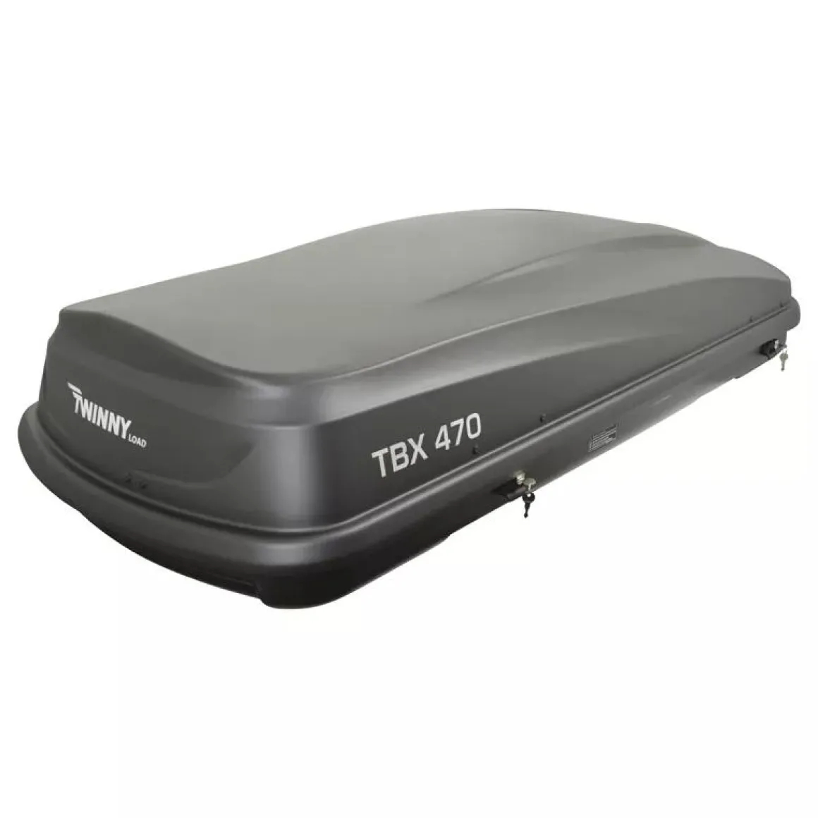 Twinnyload Dakkoffer TBX 470 Liter Mat-Antraciet