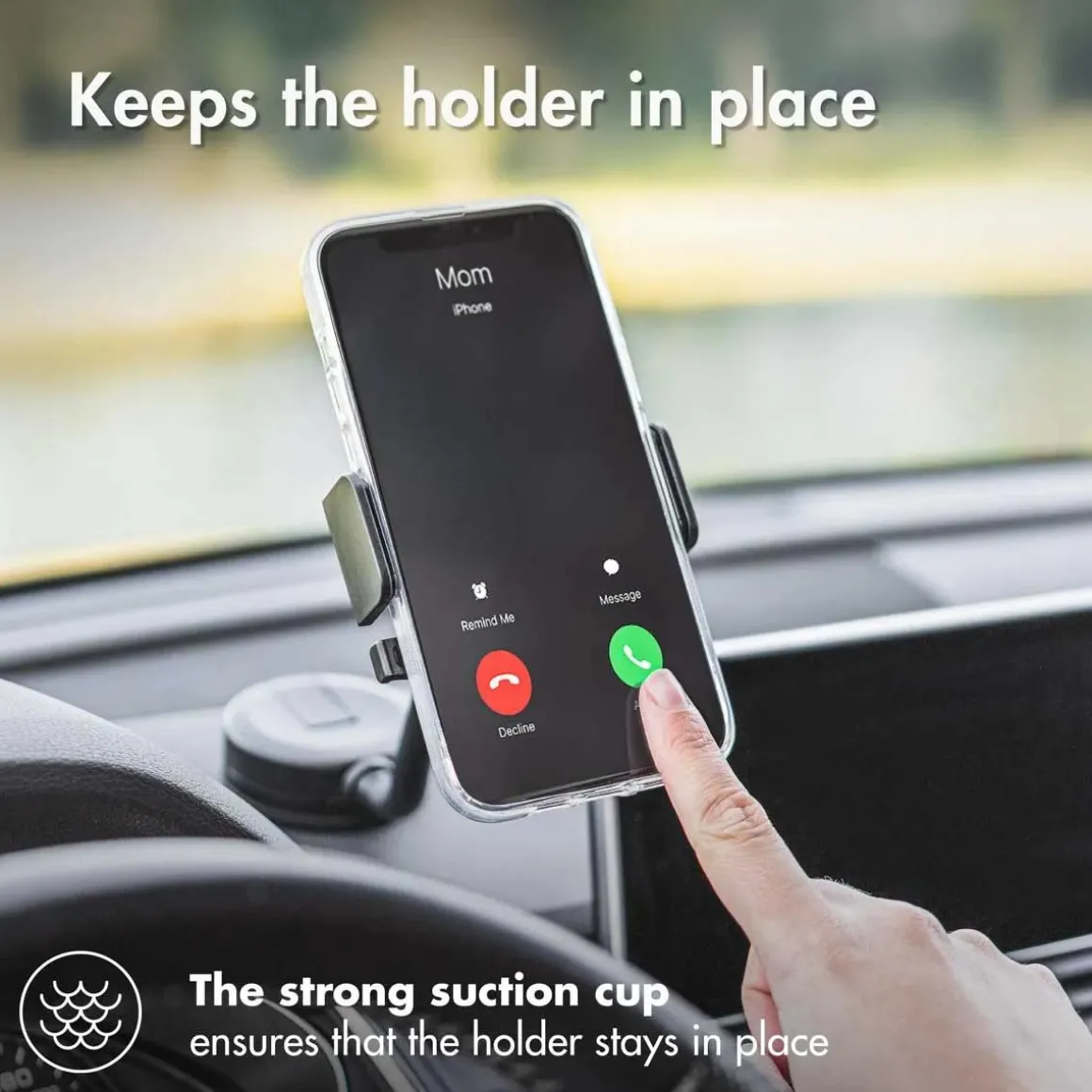 Universele Telefoonhouder Auto - Zwart