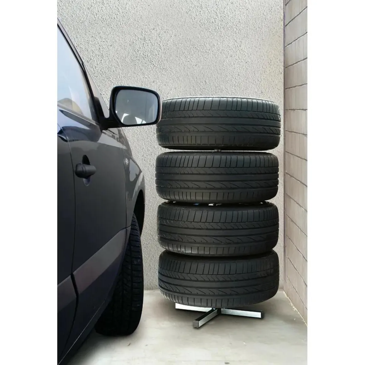 Velgenstandaard voor 4 velgen 225 mm