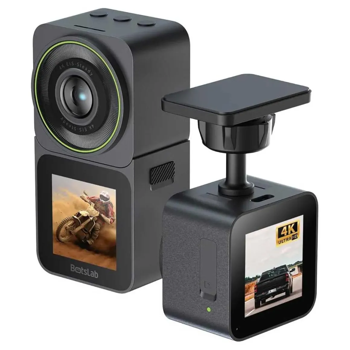 V9H 4K Wifi Dual screen battery dashcam