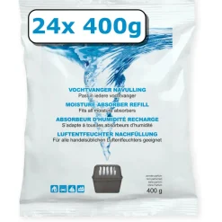 Vochtvanger navulling - 24x - 400 gram - neutraal