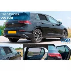 Volkswagen Golf VIII 5 deurs 2020 - Zonneschermen achterportieren