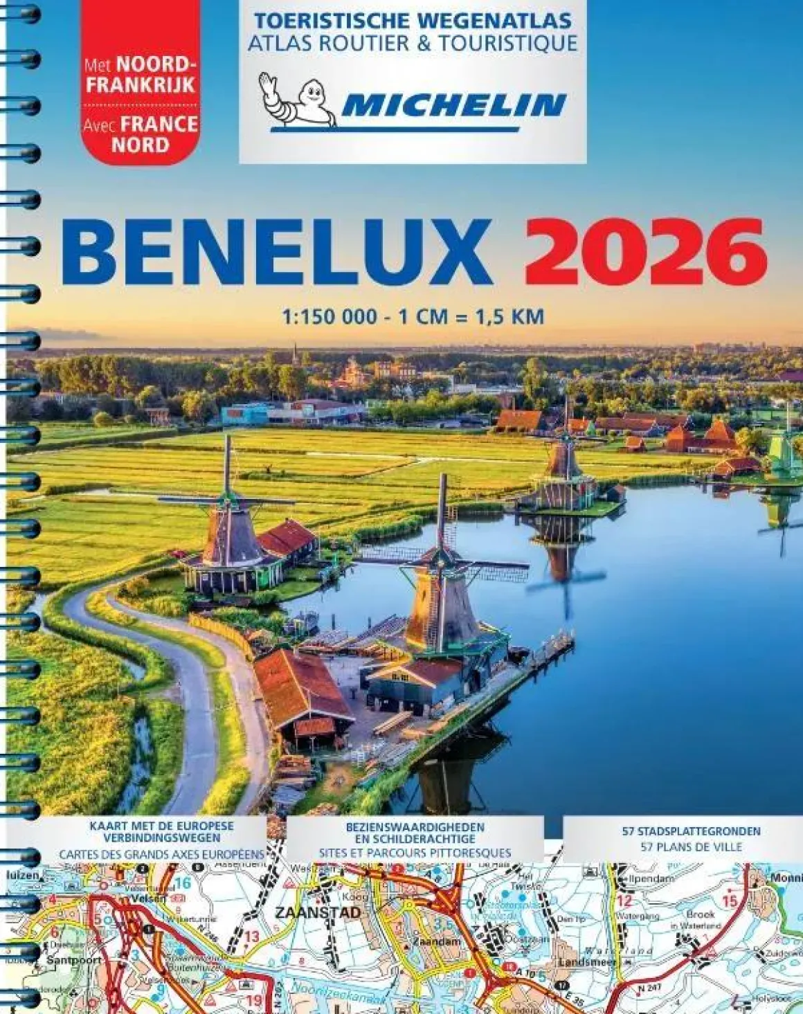wegenatlas Benelux 2026