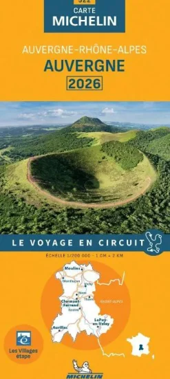 wegenkaart 522 Auvergne 2026