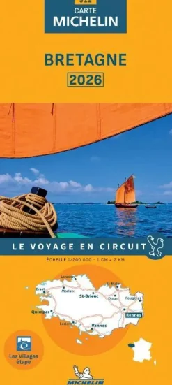 wegenkaart 512 Bretagne 2026