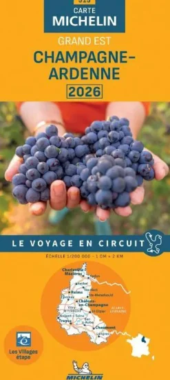 wegenkaart 515 Champagne-Ardennen 2026
