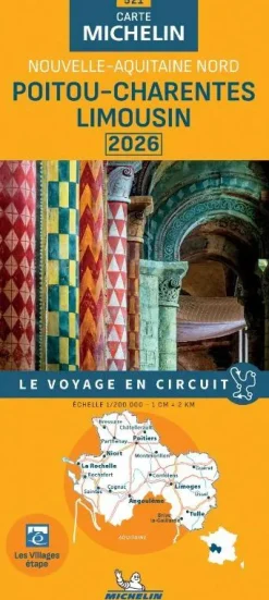 wegenkaart 521 Poitou Charentes 2026