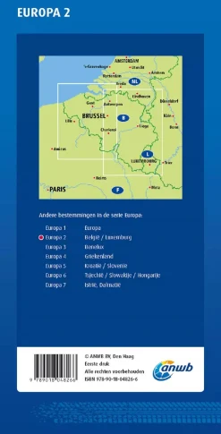 Wegenkaart België en Luxemburg