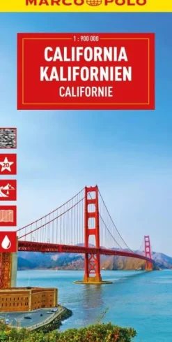 wegenkaart Californië