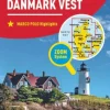 wegenkaart Denemarken west