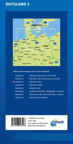 Wegenkaart Duitsland Noord