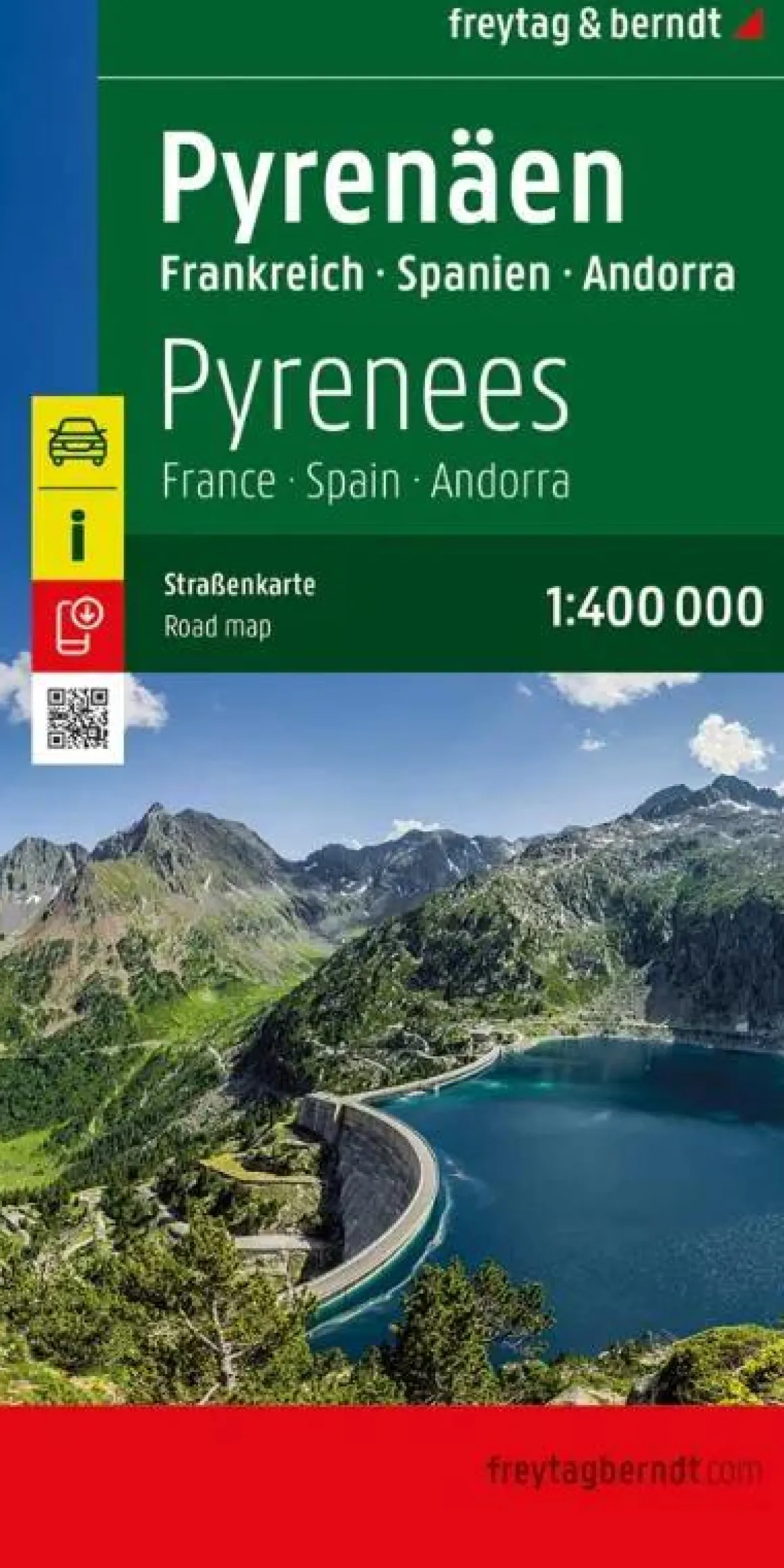 Wegenkaart F&B Pyreneeën