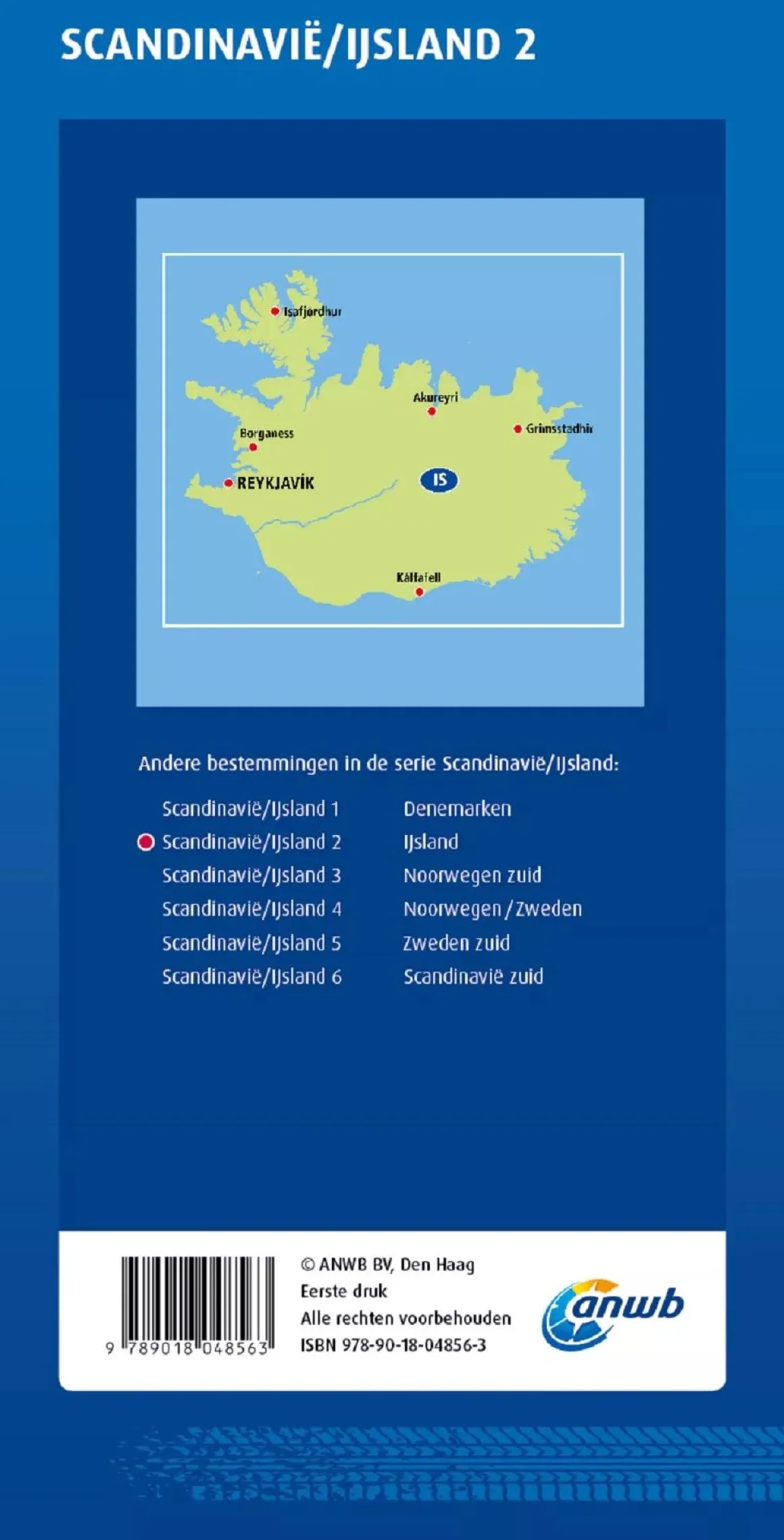 Wegenkaart IJsland