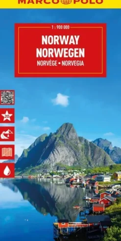 wegenkaart Noorwegen